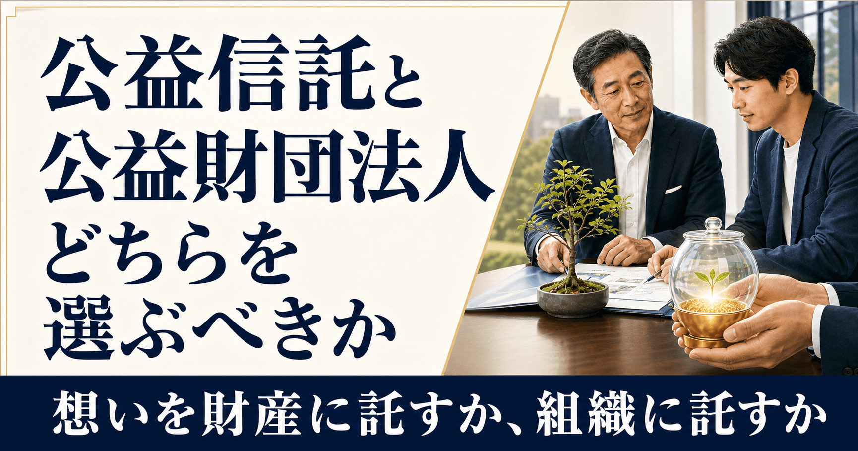 公益信託と公益財団法人はどちらを選ぶべきか――歴史から導く使い分けの基準